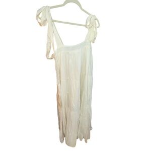 Aish Rayna Dress white Jamdan NWT